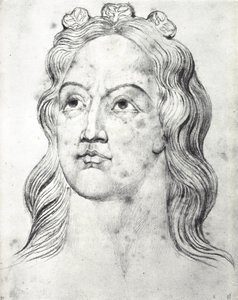 William Blake, Cabeza visionaria de la Reina Leonor, esposa de Eduardo I de William Blake